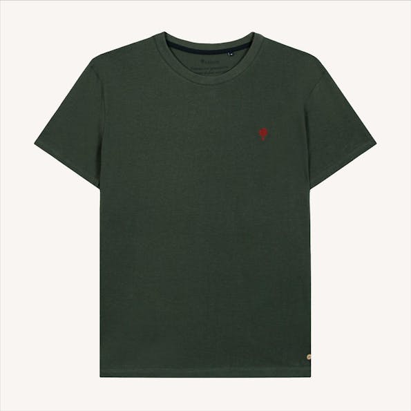 Faguo - Donkergroene Arcy T-shirt