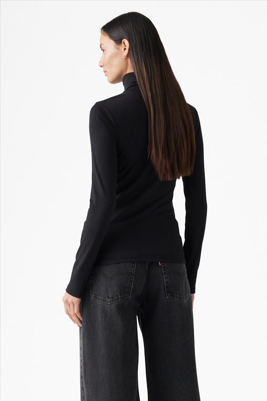 Levi's - Zwarte Turtleneck longsleeve