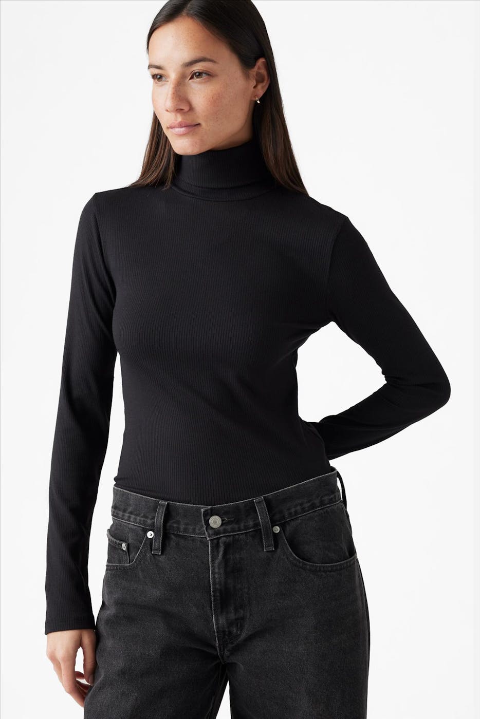 Levi's - Zwarte Turtleneck longsleeve