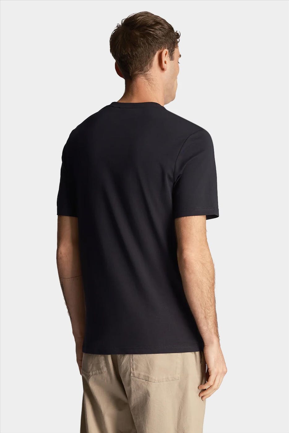 Lyle & Scott - Donkerblauwe Tonal Eagle T-shirt
