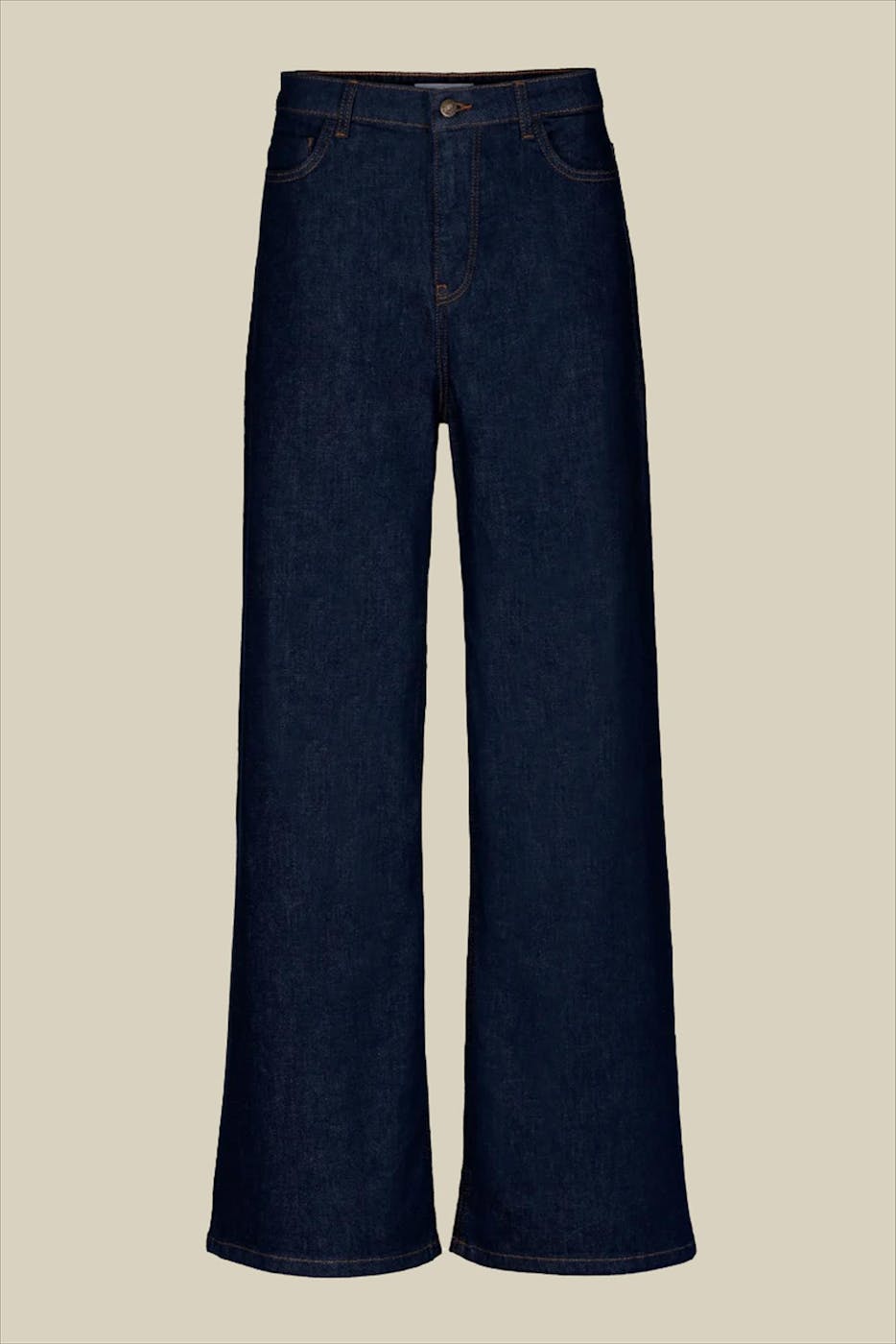 BY BAR - Donkerblauwe Lina jeans