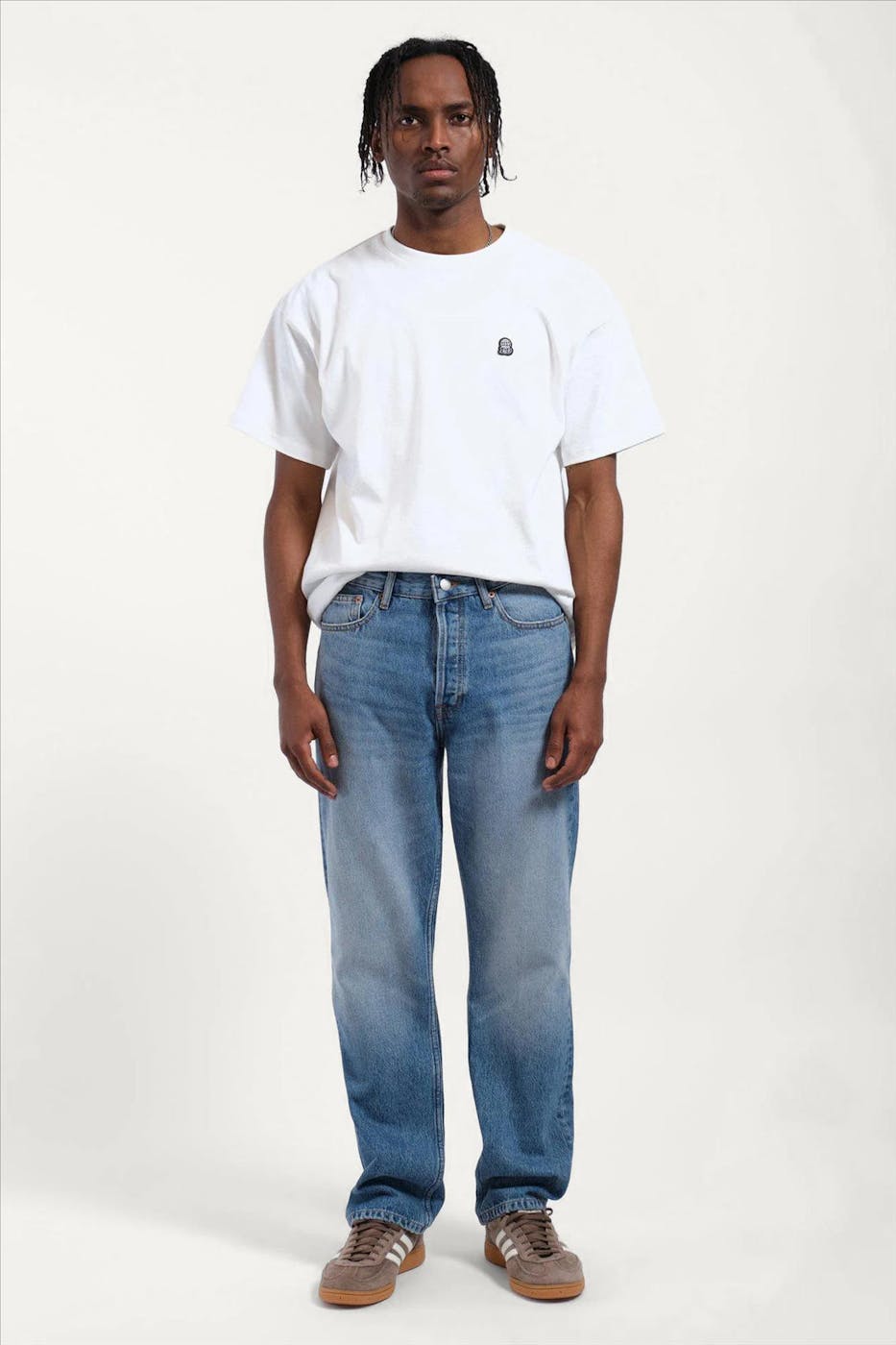 Dr. Denim - Blauwe Fade Dash straight jeans