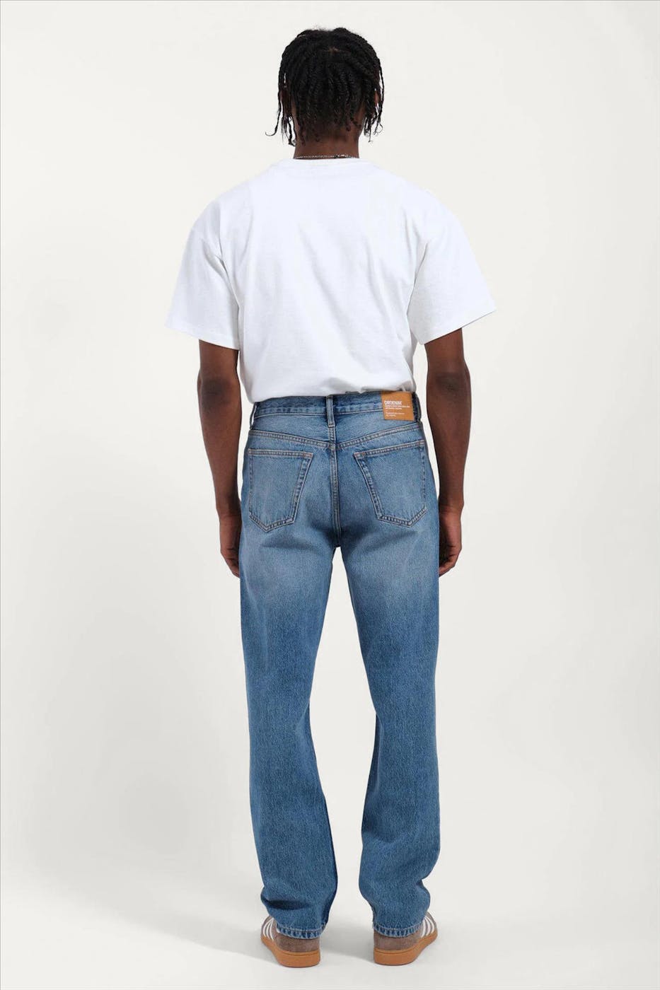 Dr. Denim - Blauwe Fade Dash straight jeans