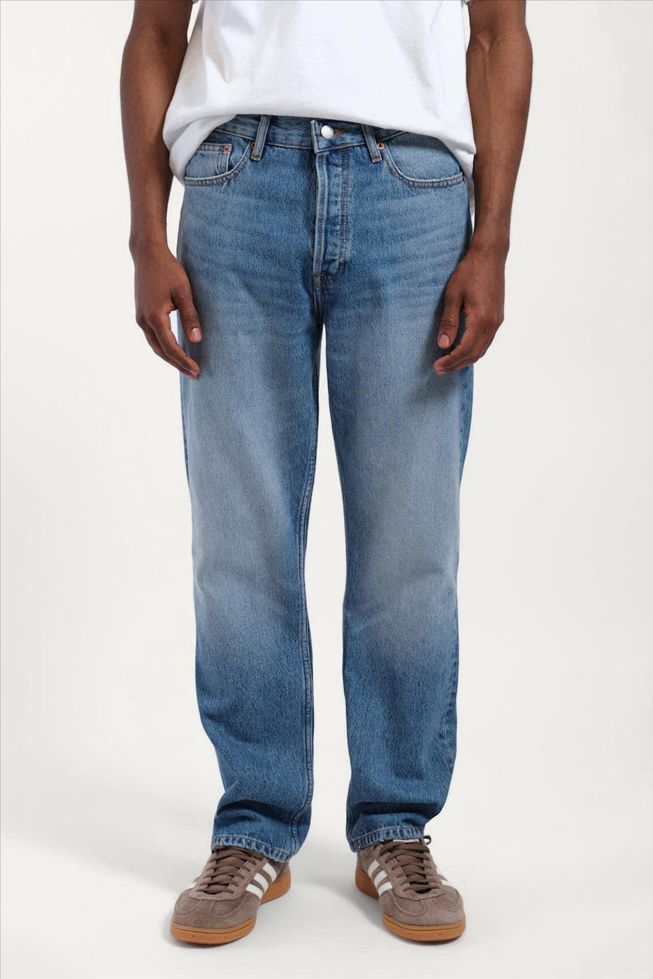Dr. Denim - Blauwe Fade Dash straight jeans