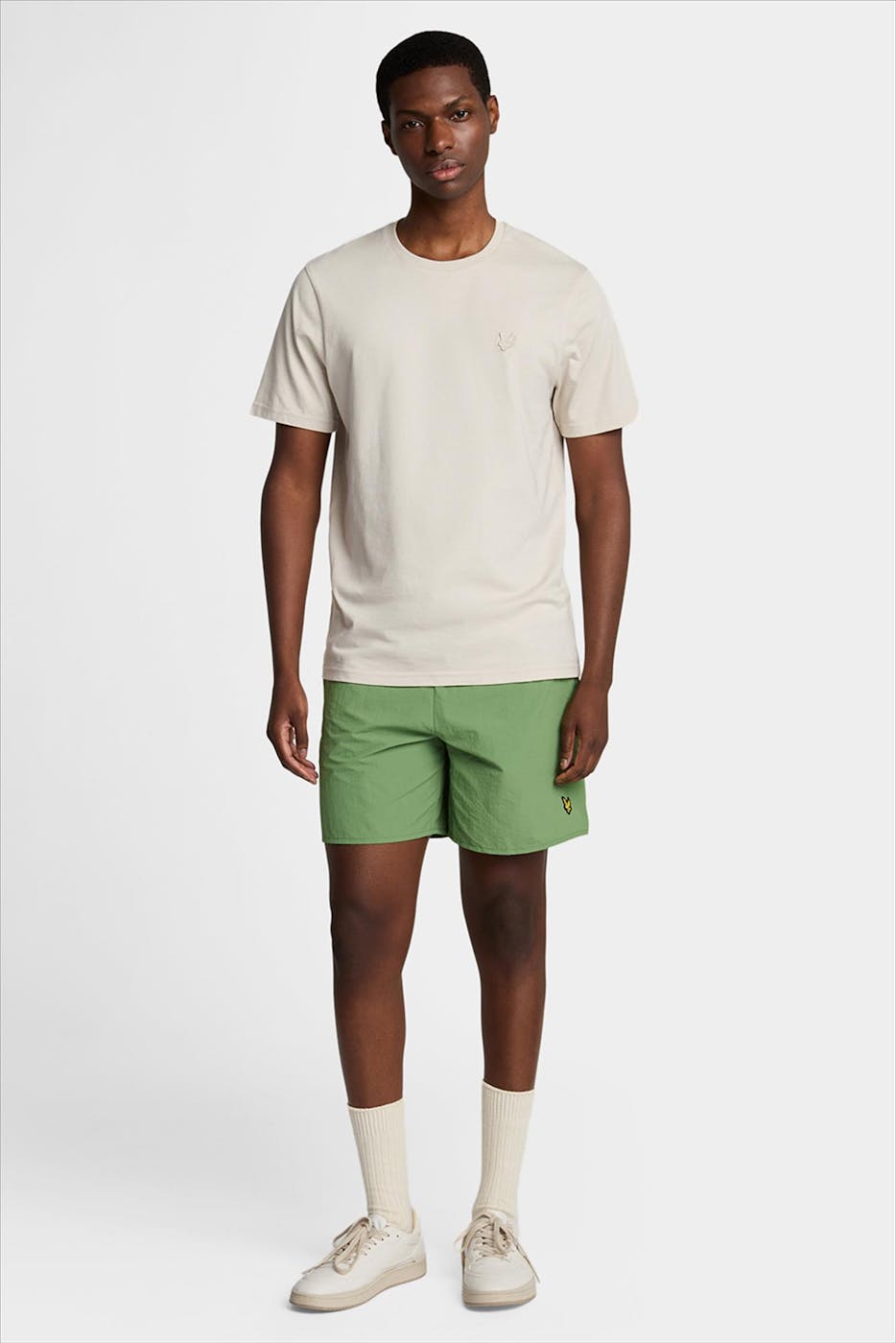 Lyle & Scott - Groene Plain zwemshort