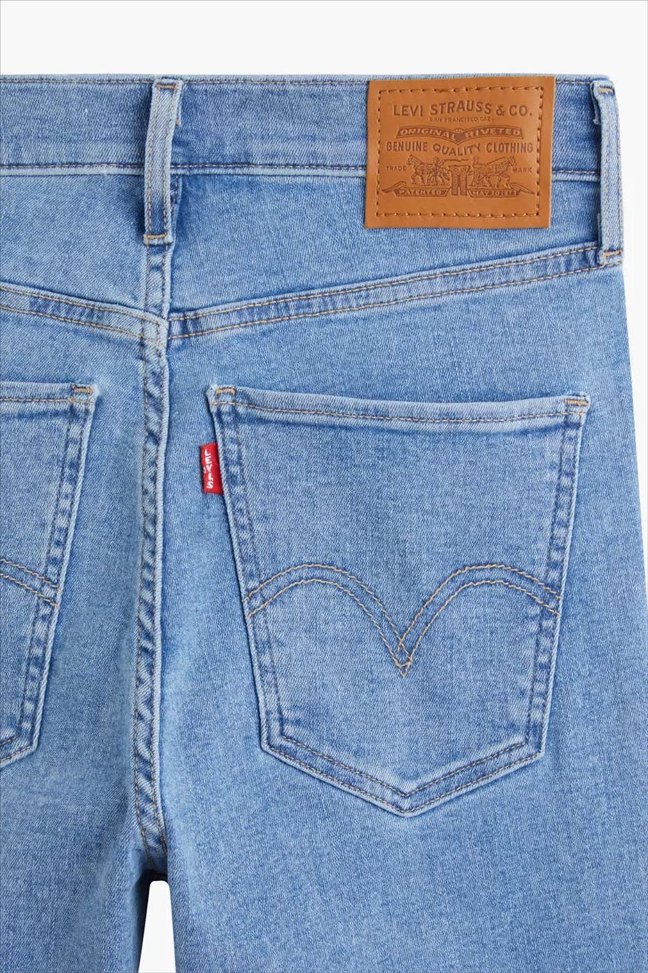 Levi's - Lichtblauwe Mile High skinny jeans