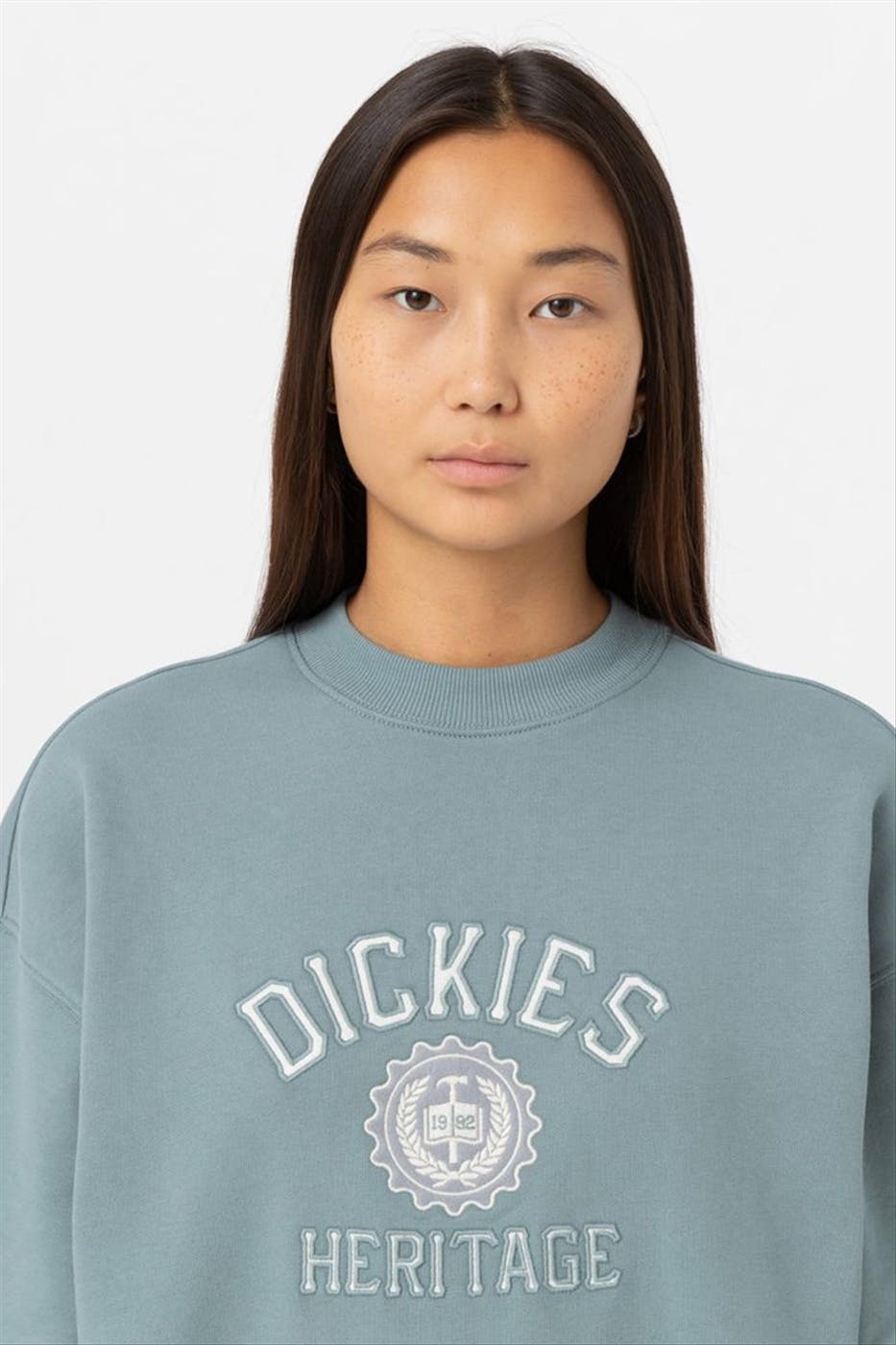 Dickies - Mintgroene Oxford sweater