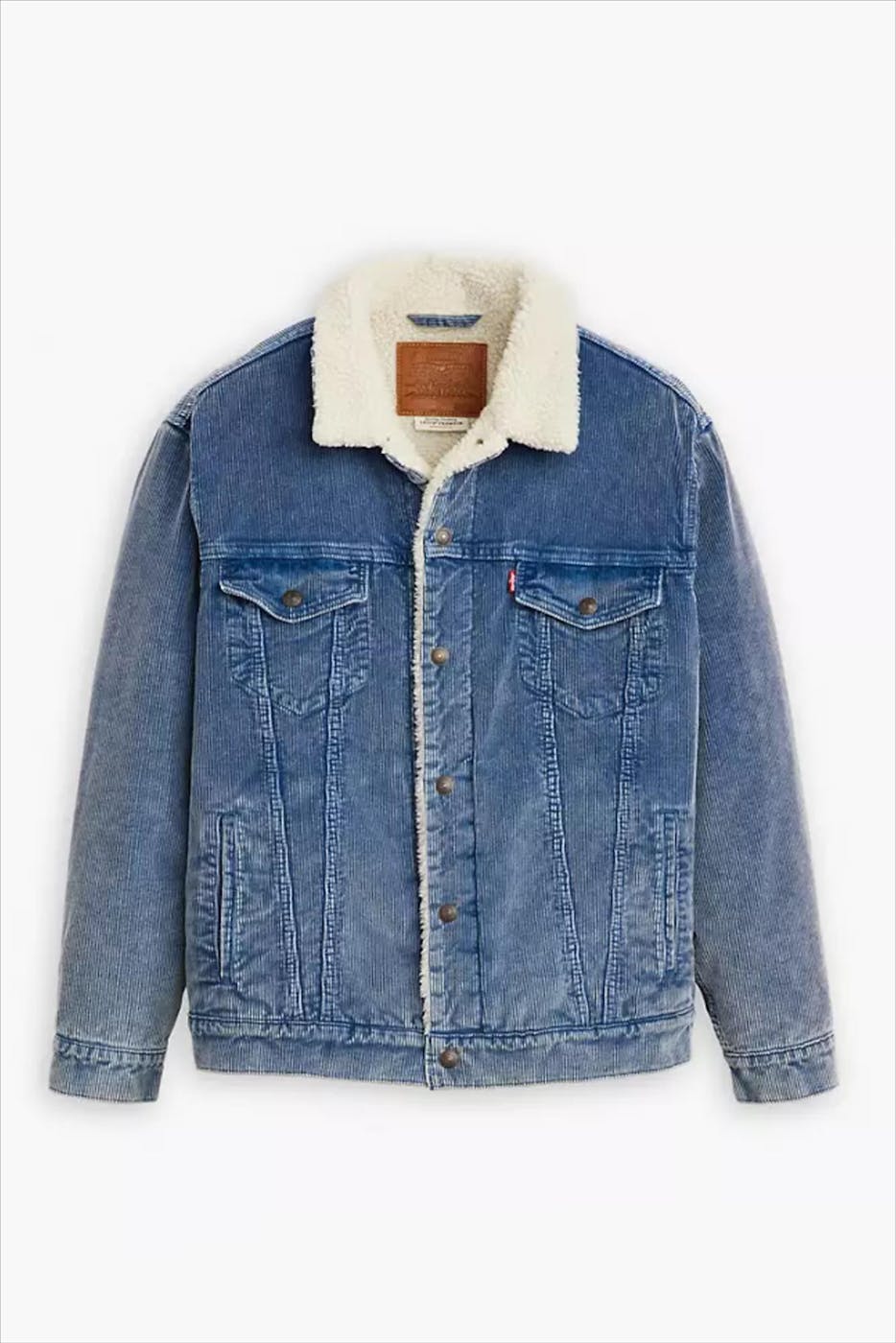 Levi's - Blauwe Corduroy Trucker jas
