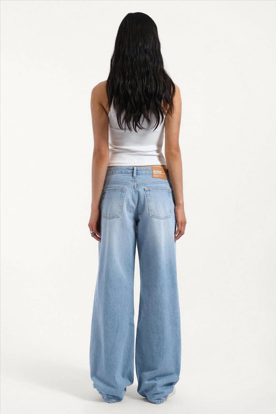 Dr. Denim - Lichtblauwe Hill wide straight jeans