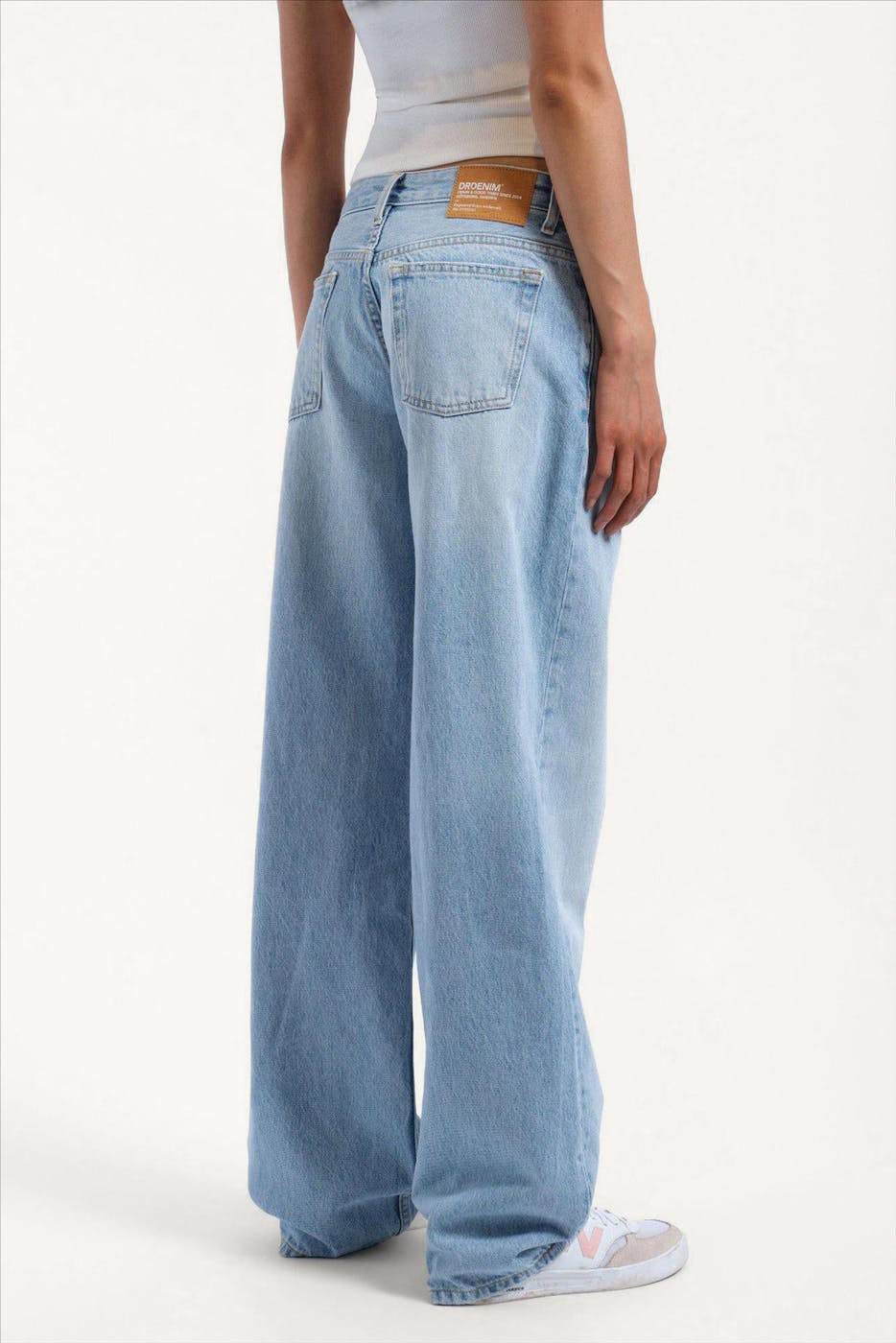 Dr. Denim - Lichtblauwe Hill wide straight jeans