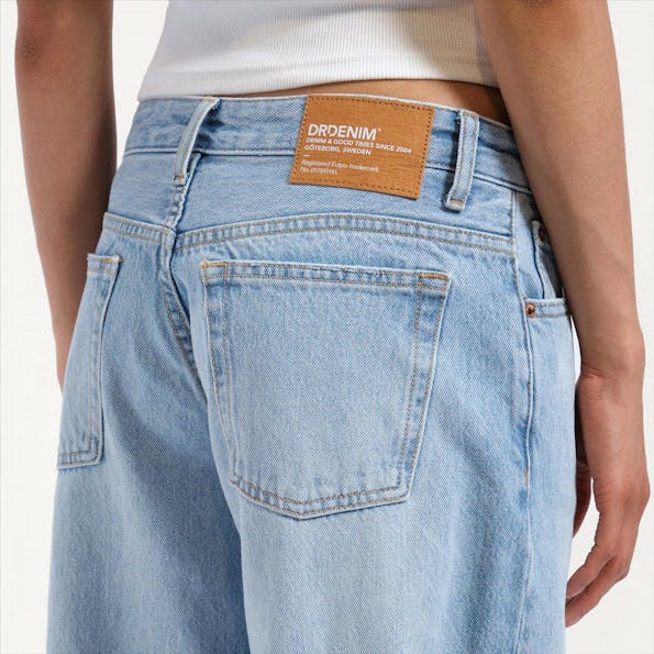 Dr. Denim - Lichtblauwe Hill wide straight jeans