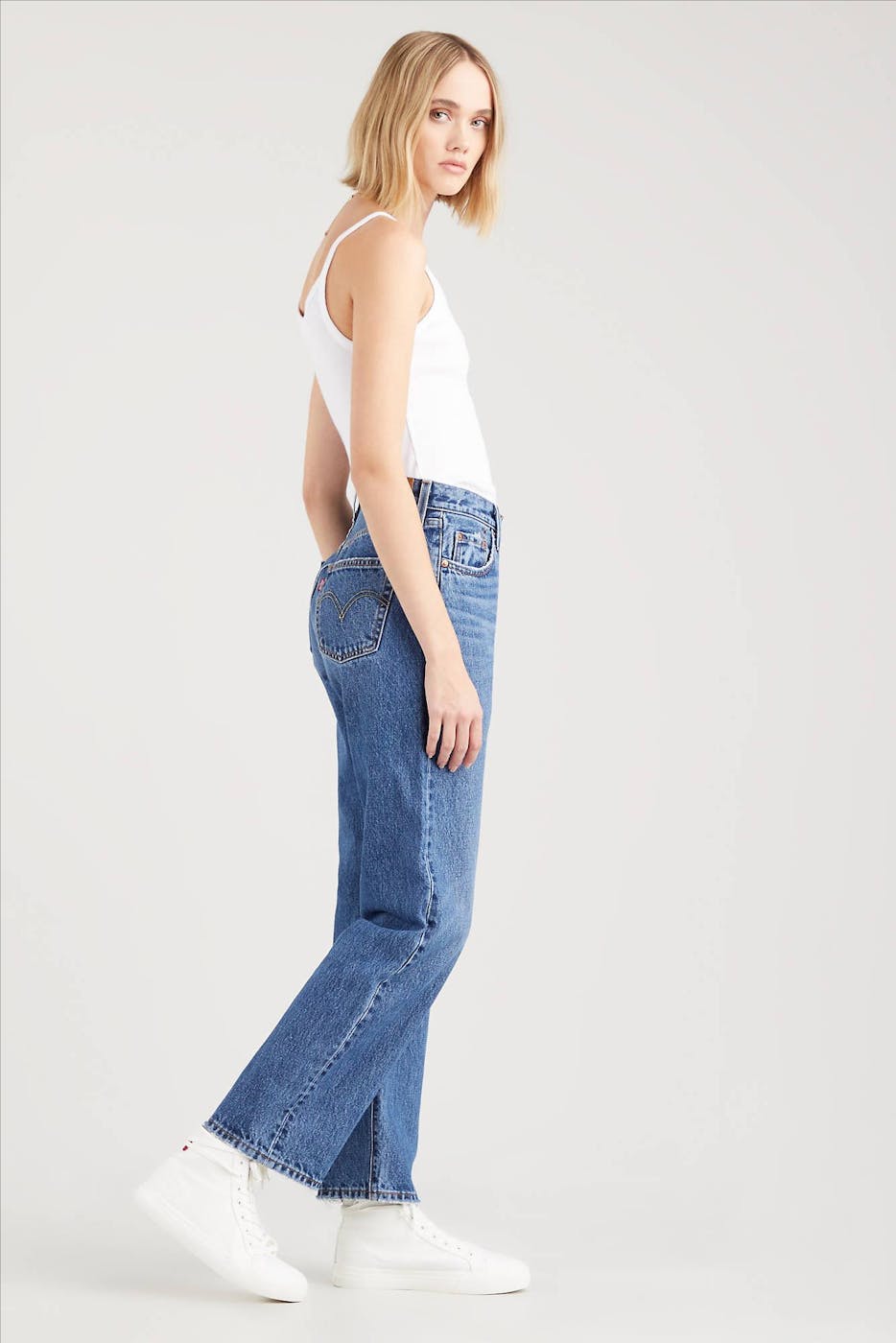 Levi's - Donkerblauwe 501 '90s straight jeans