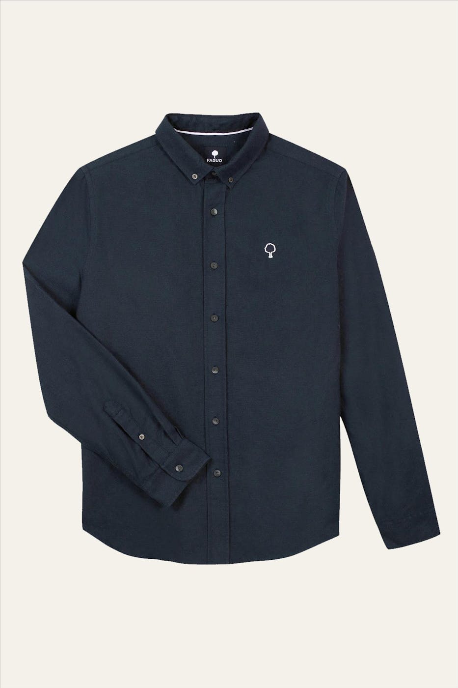 Faguo - Donkerblauw Ivoy hemd
