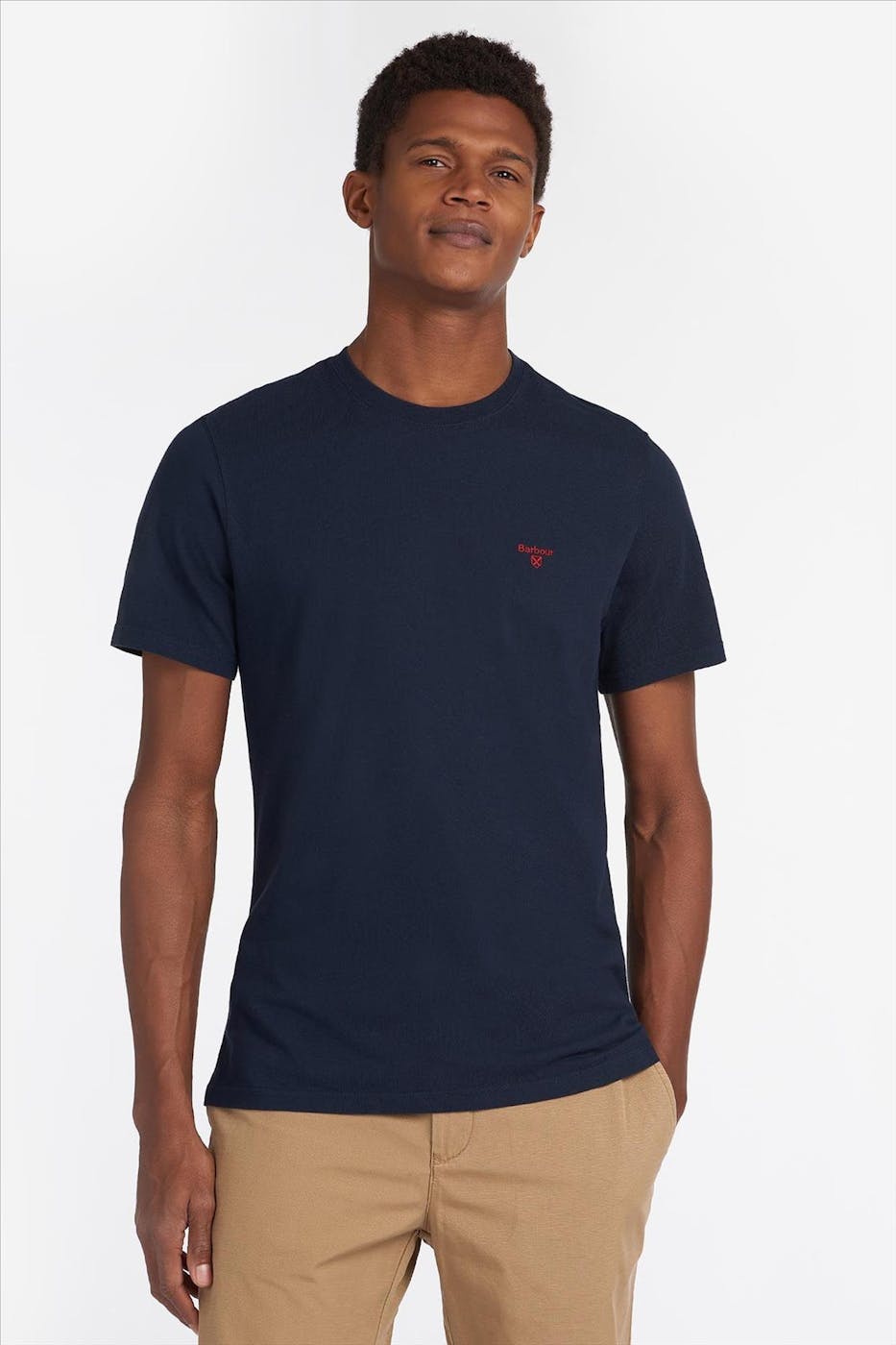 Barbour - Donkerblauwe Essential Sports T-shirt