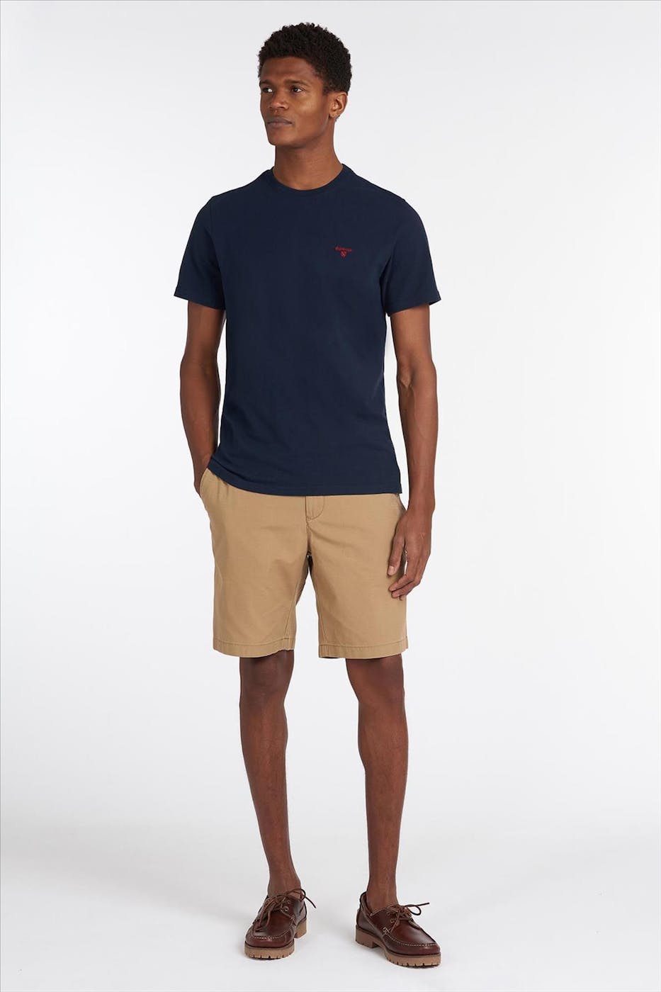 Barbour - Donkerblauwe Essential Sports T-shirt