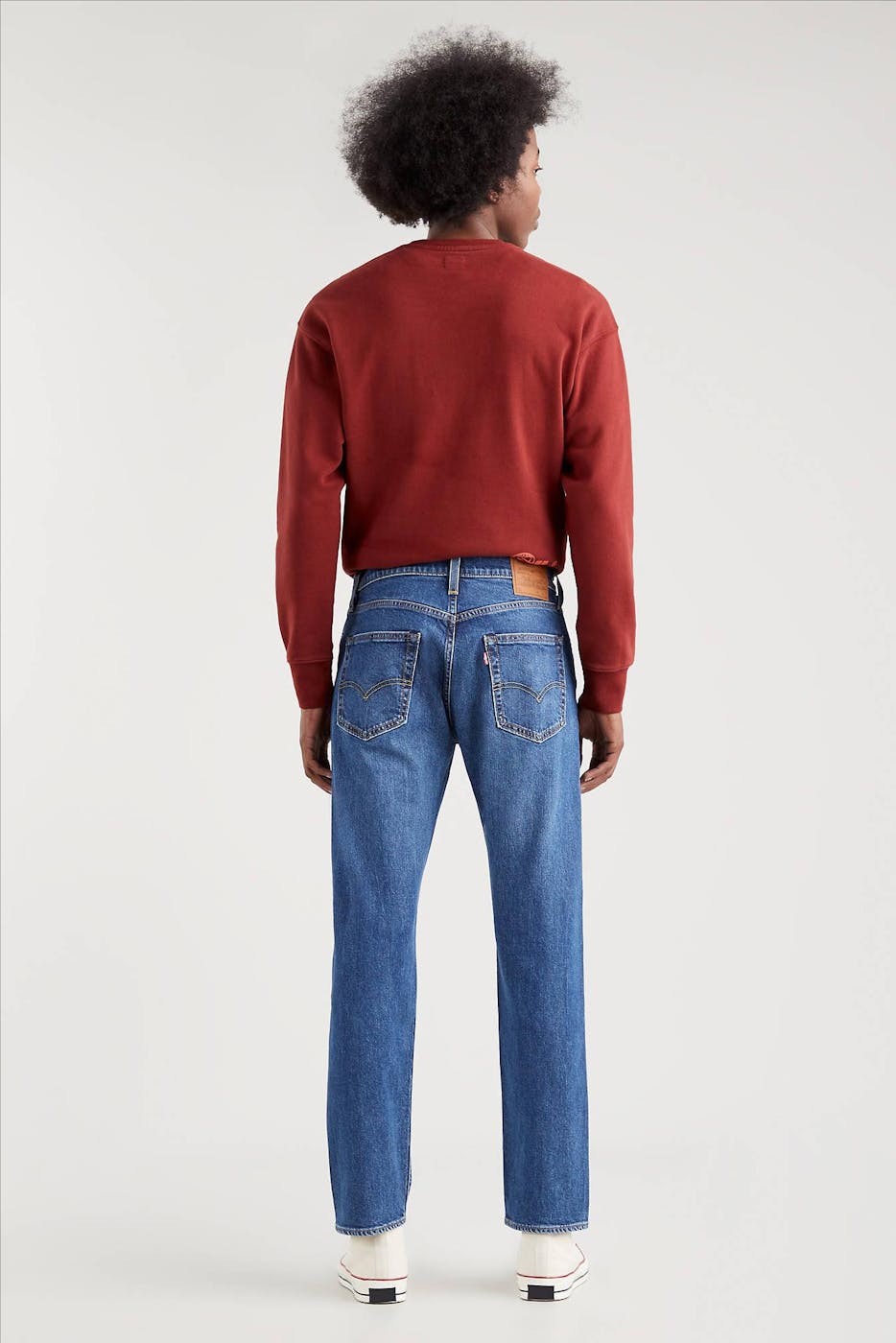 Levi's - Blauwe 502 straight tapered jeans