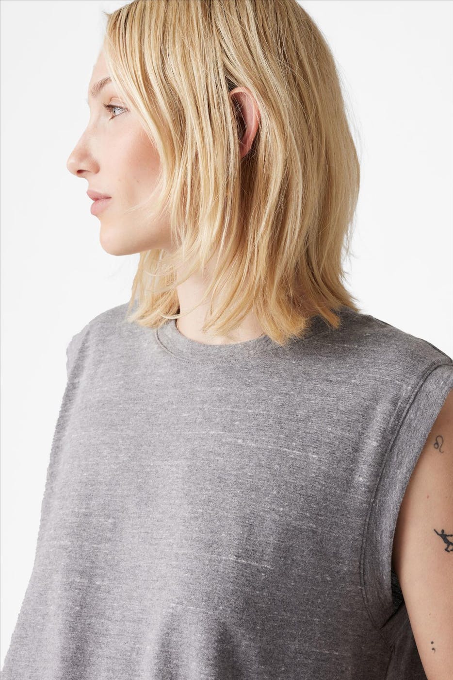 Levi's - Grijze Boxy tanktop