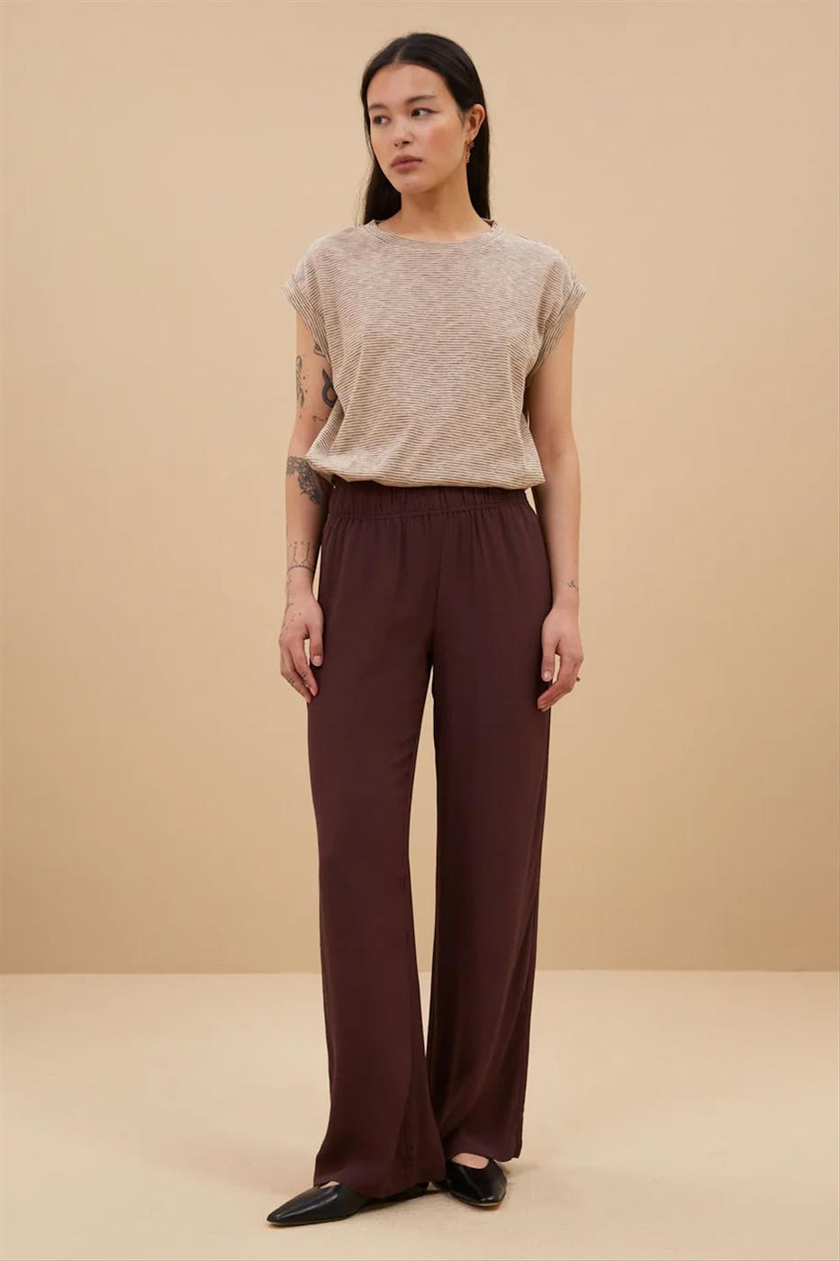 BY BAR - Beige Tobi T-shirt