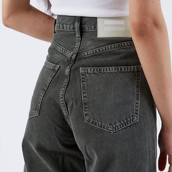 Dr. Denim - Donkergroene Echo Straight jeans