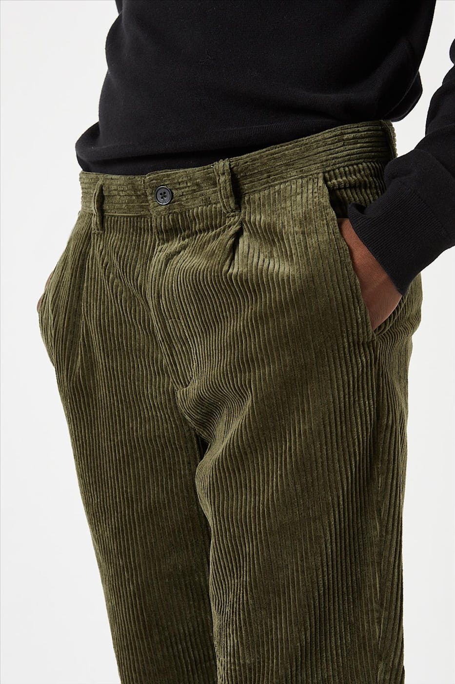 Minimum - Donkergroene Bratis broek