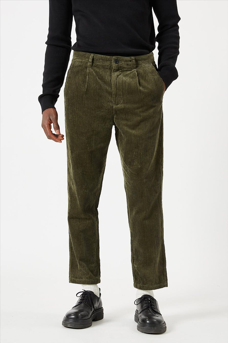 Minimum - Donkergroene Bratis broek