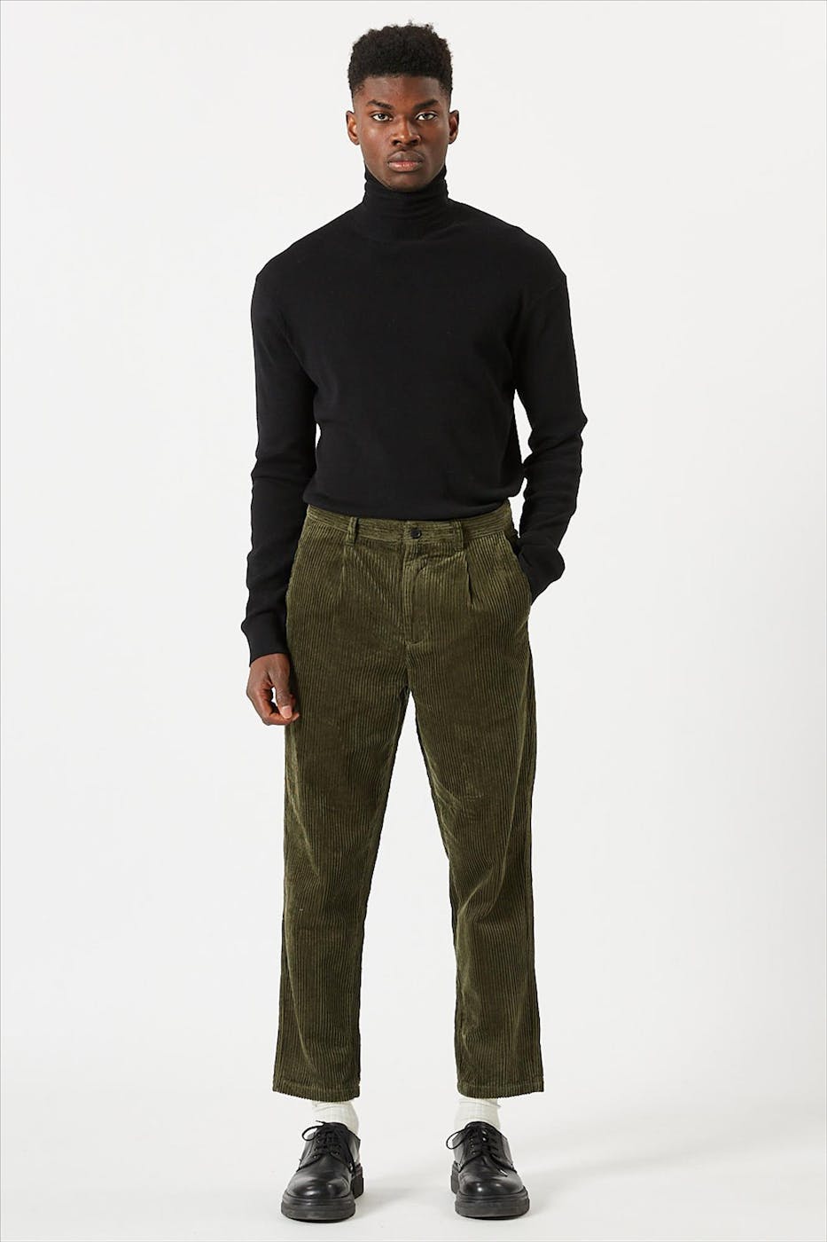 Minimum - Donkergroene Bratis broek