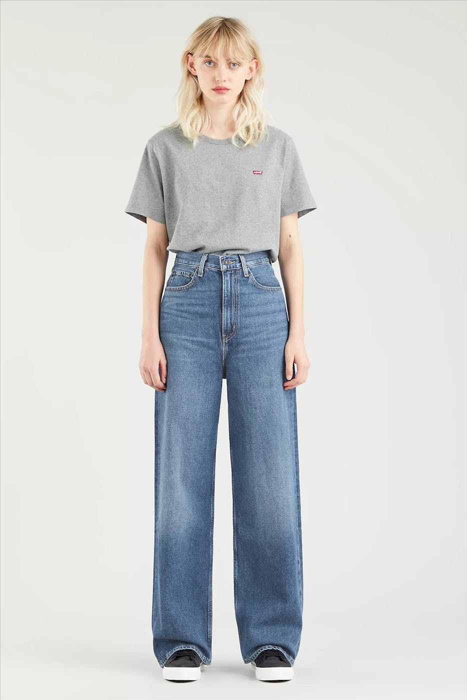 Levi's - Donkerblauwe High Loose jeans