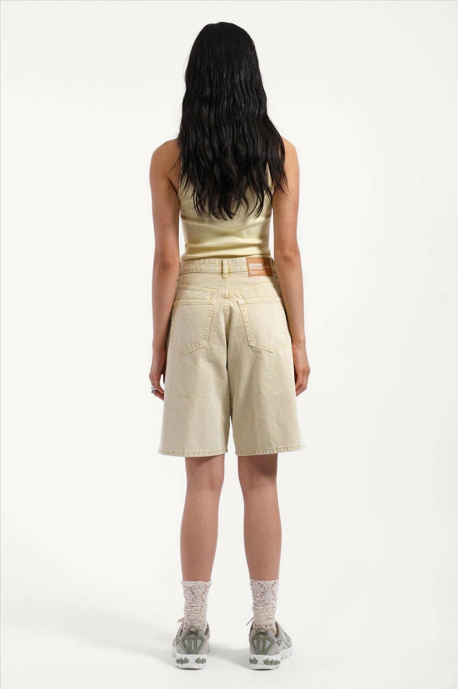 Dr. Denim - Lichtgele Bella jeansshort