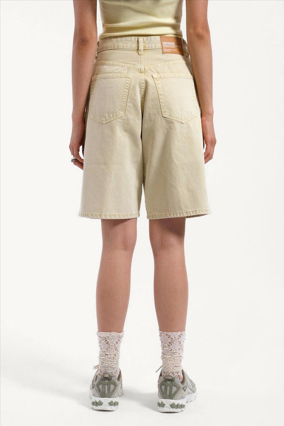 Dr. Denim - Lichtgele Bella jeansshort