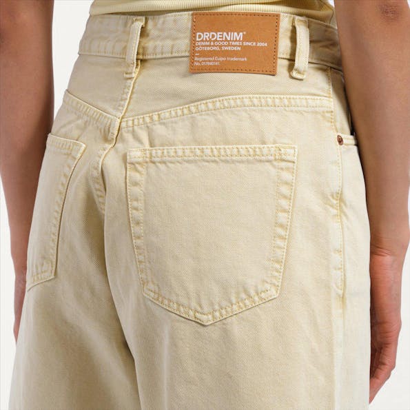 Dr. Denim - Lichtgele Bella jeansshort