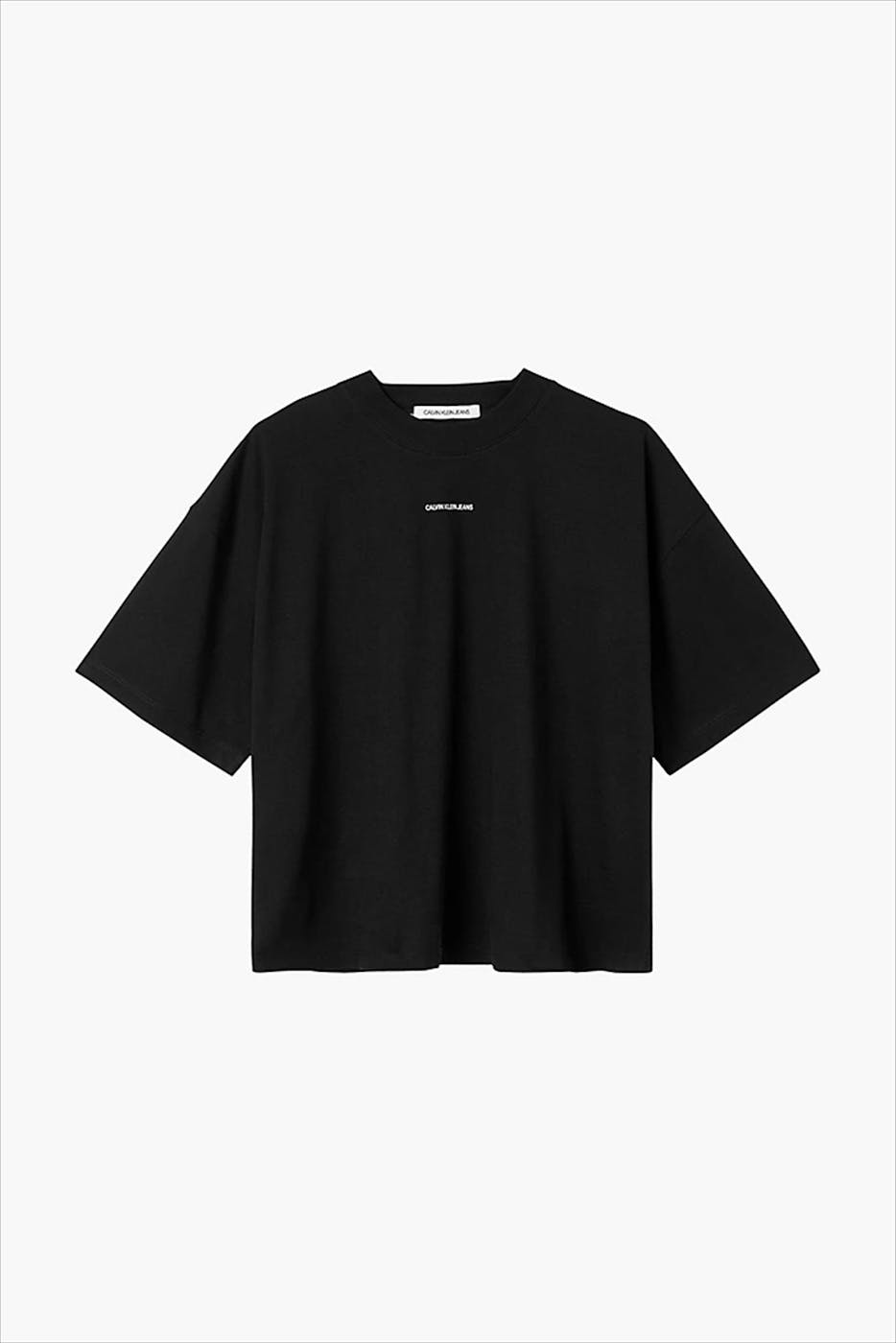 Calvin Klein Jeans - Zwarte Micro Logo T-shirt