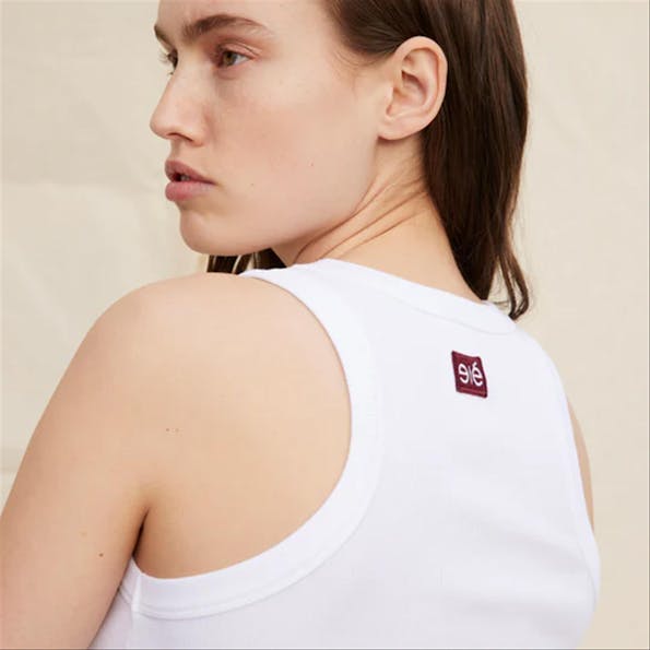 esmé studios - Witte Blossom Racerback top