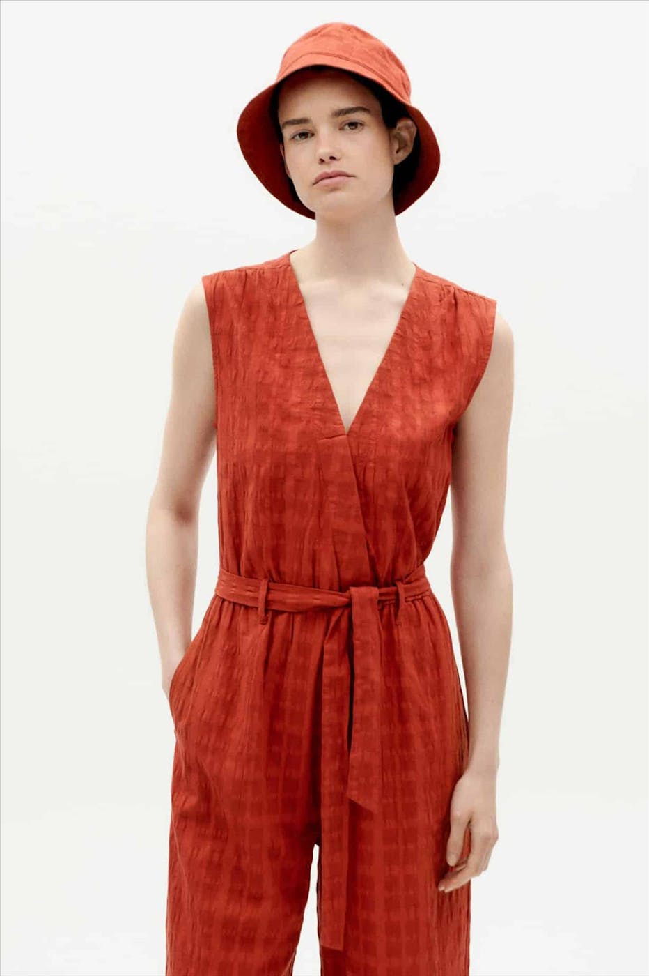 Thinking Mu - Rode Winona jumpsuit
