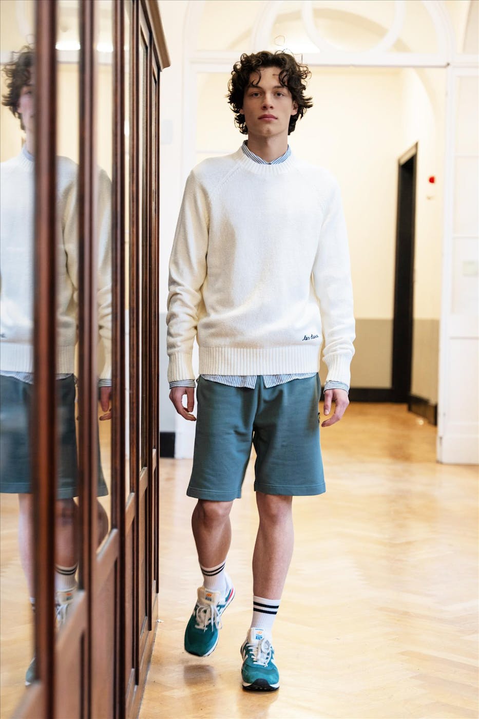 Lyle & Scott - Groene Logo sweatshort
