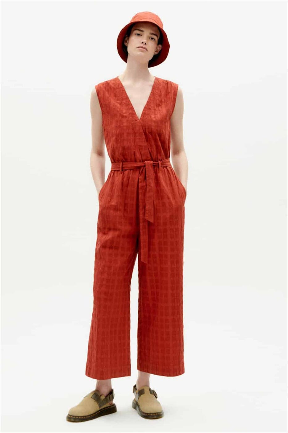 Thinking Mu - Rode Winona jumpsuit