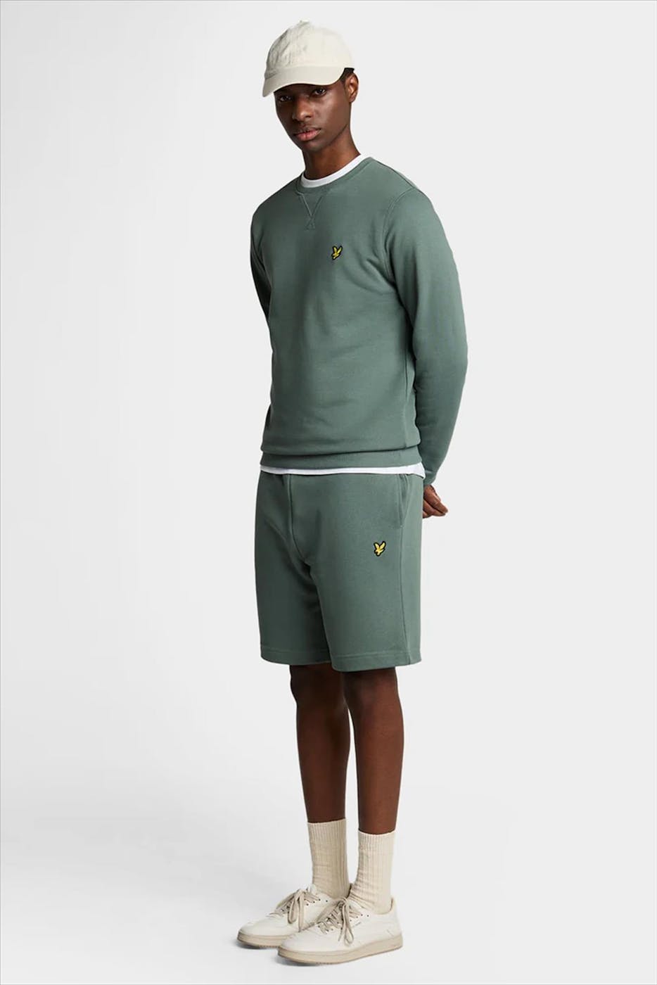 Lyle & Scott - Groene Logo sweatshort