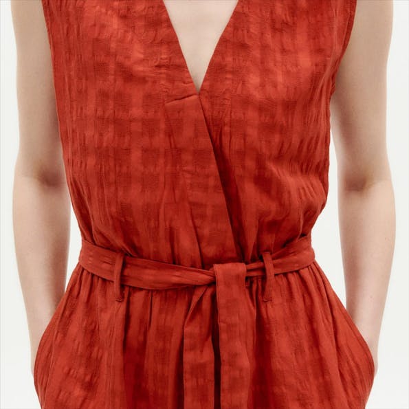 Thinking Mu - Rode Winona jumpsuit