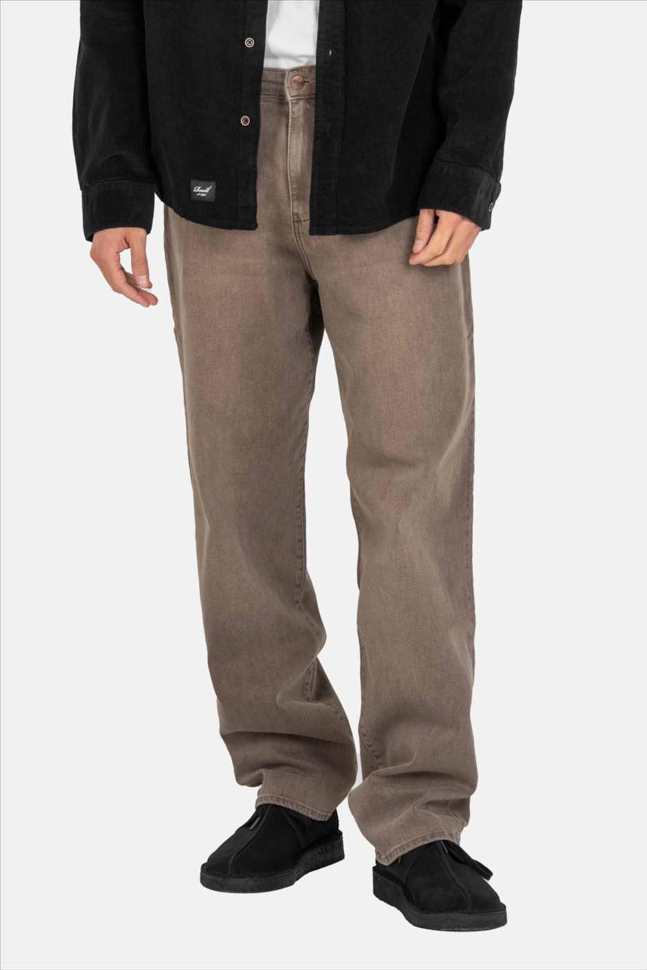 Reell - Lichtbruine Solid loose tapered jeans