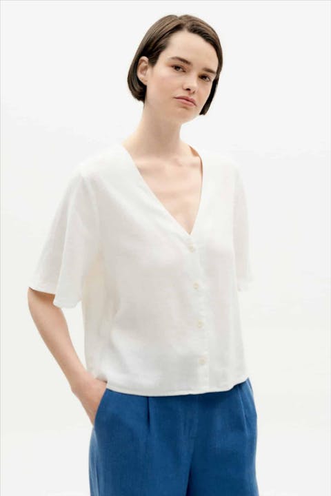 Thinking Mu - Witte Libelula blouse