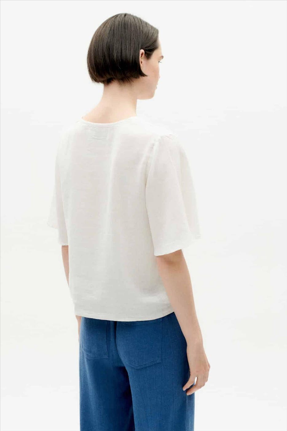 Thinking Mu - Witte Libelula blouse