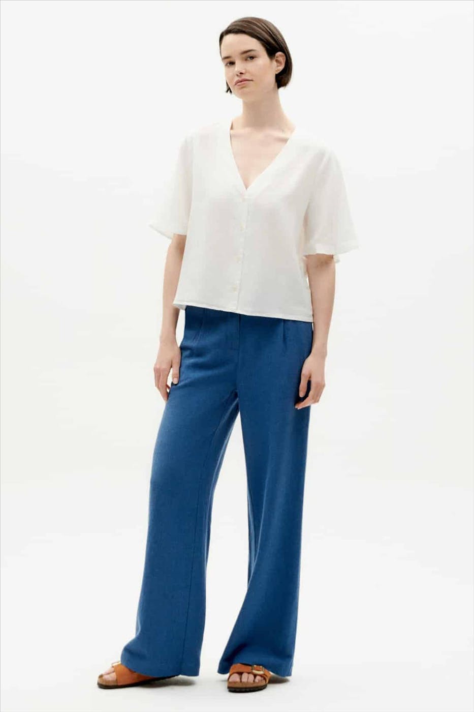 Thinking Mu - Witte Libelula blouse