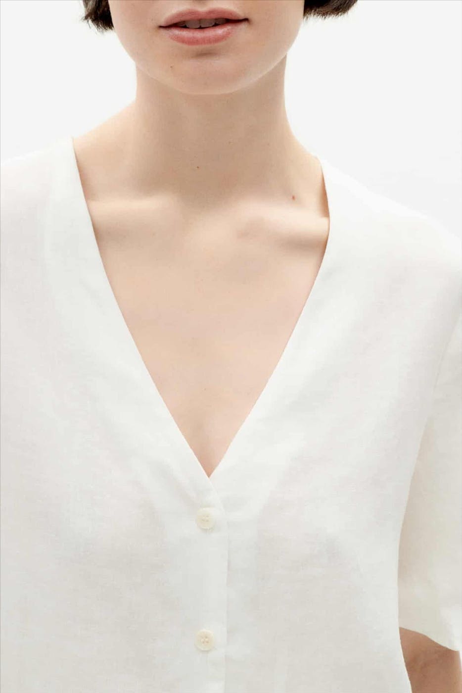 Thinking Mu - Witte Libelula blouse