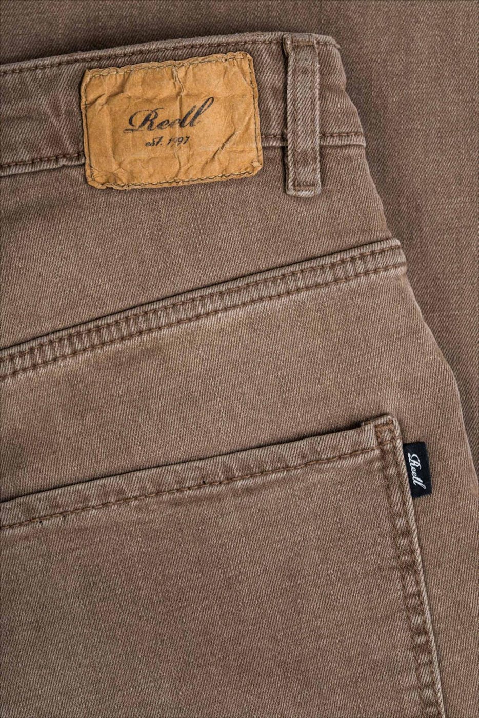 Reell - Lichtbruine Solid loose tapered jeans