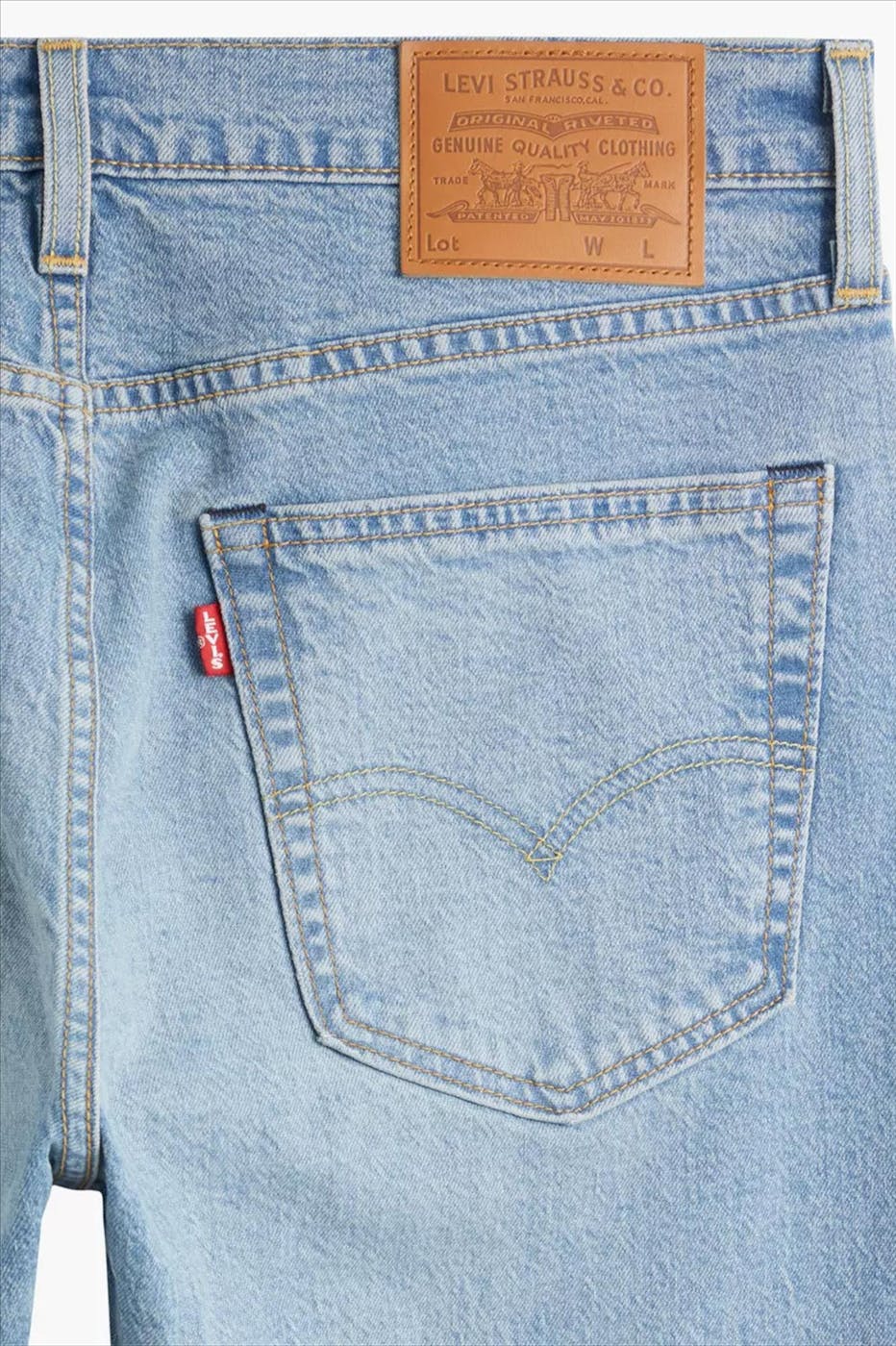 Levi's - Lichtblauwe 512 Straight Tapered jeans