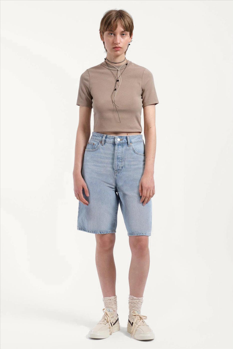Dr. Denim - Lichtblauwe Vintage Bella jeansshort
