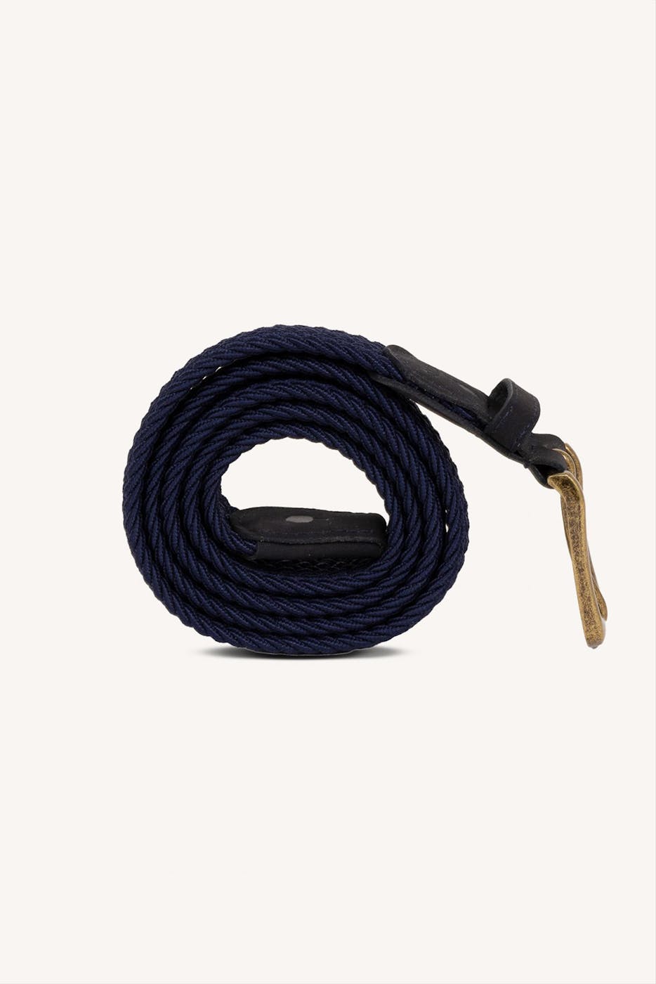 Faguo - Donkerblauwe Classic Woven riem