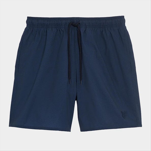 Lyle & Scott - Donkerblauwe Geo Motif zwemshort