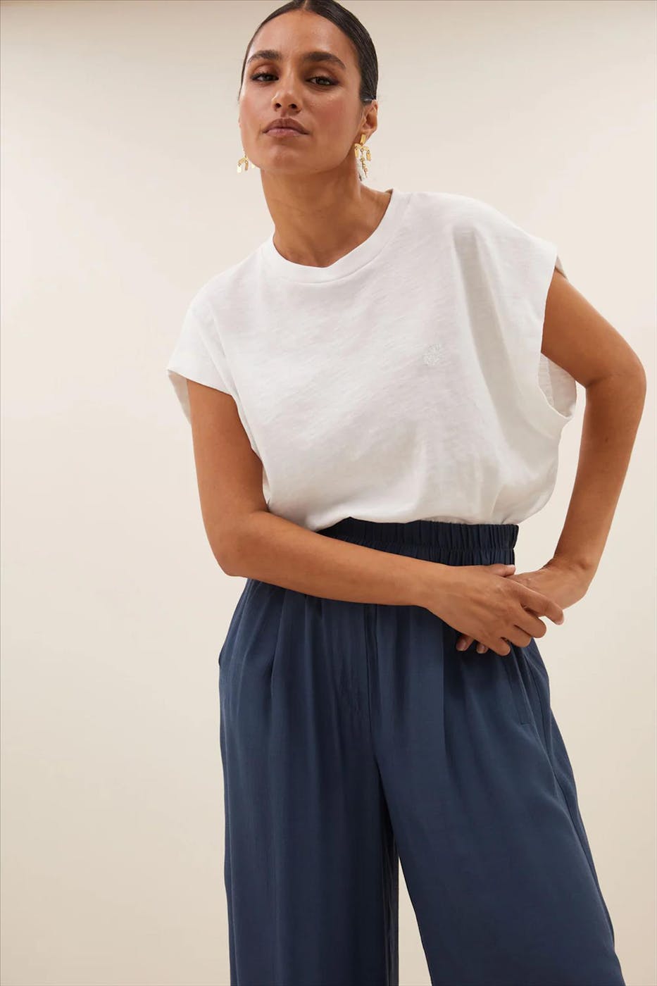 BY BAR - Witte Mason Heavy Flame T-shirt