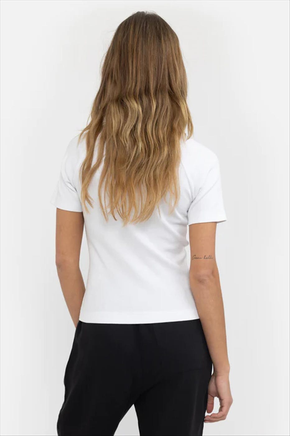 esmé studios - Witte Blossom Rib T-shirt