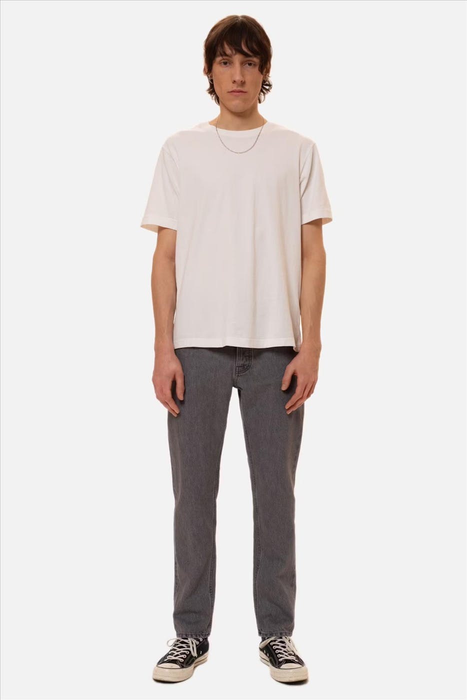 Nudie Jeans Co. - Grijze Steady Eddie jeans